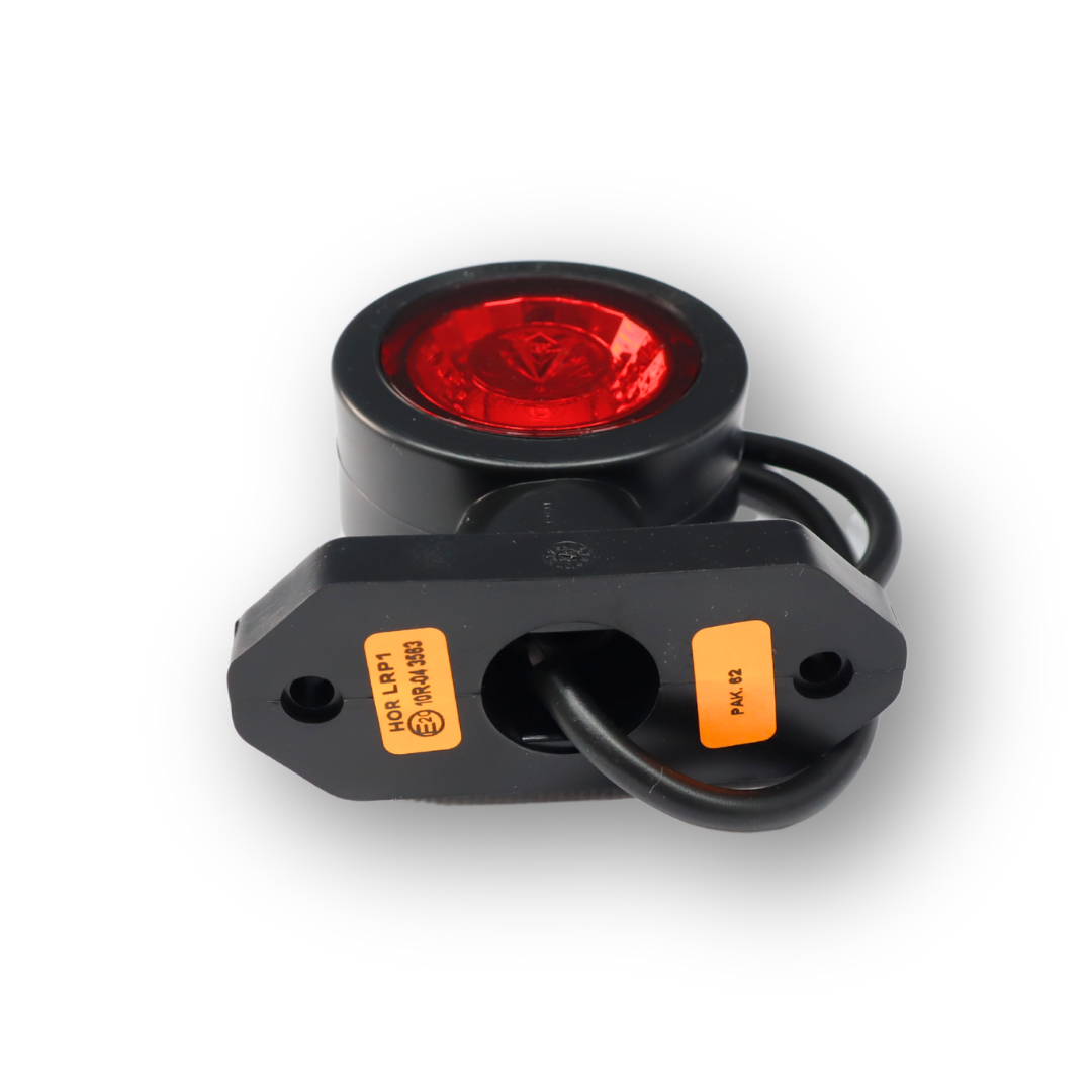 Ліхтар габаритний ріг LED 12-24 V прямий 9 см