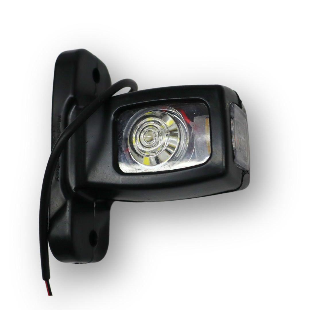 Фонарь габаритный рог трехцветный диодный 8.5см \F.PLAS\ Фонарь габаритный рог трехцветный диодный 8.5см \F.PLAS\