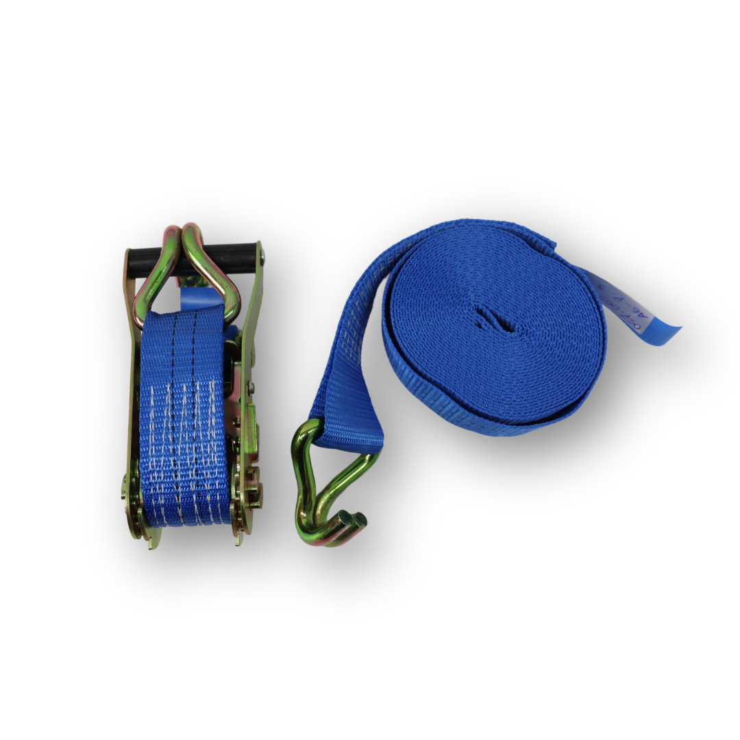 Стяжной ремень 100% полиэстер 1.5т 6м (24шт.) усил. Стяжной ремень 100% полиэстер 1.5т 6м (24шт.) усил.