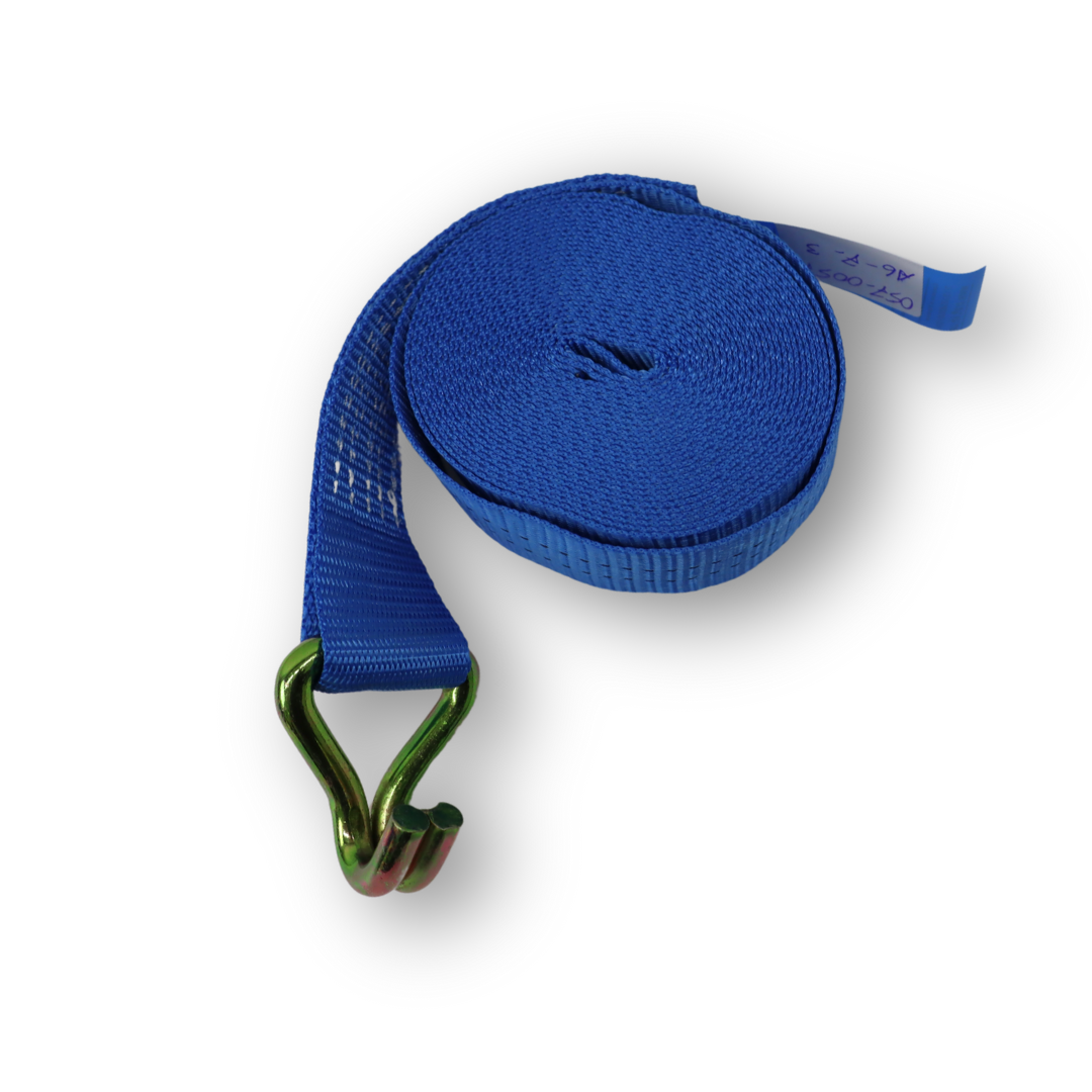 Стяжной ремень 100% полиэстер 1.5т 6м (24шт.) усил. Стяжной ремень 100% полиэстер 1.5т 6м (24шт.) усил.