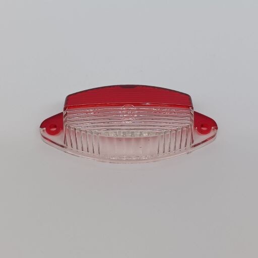 Скло габариту "човник" красн. бел.