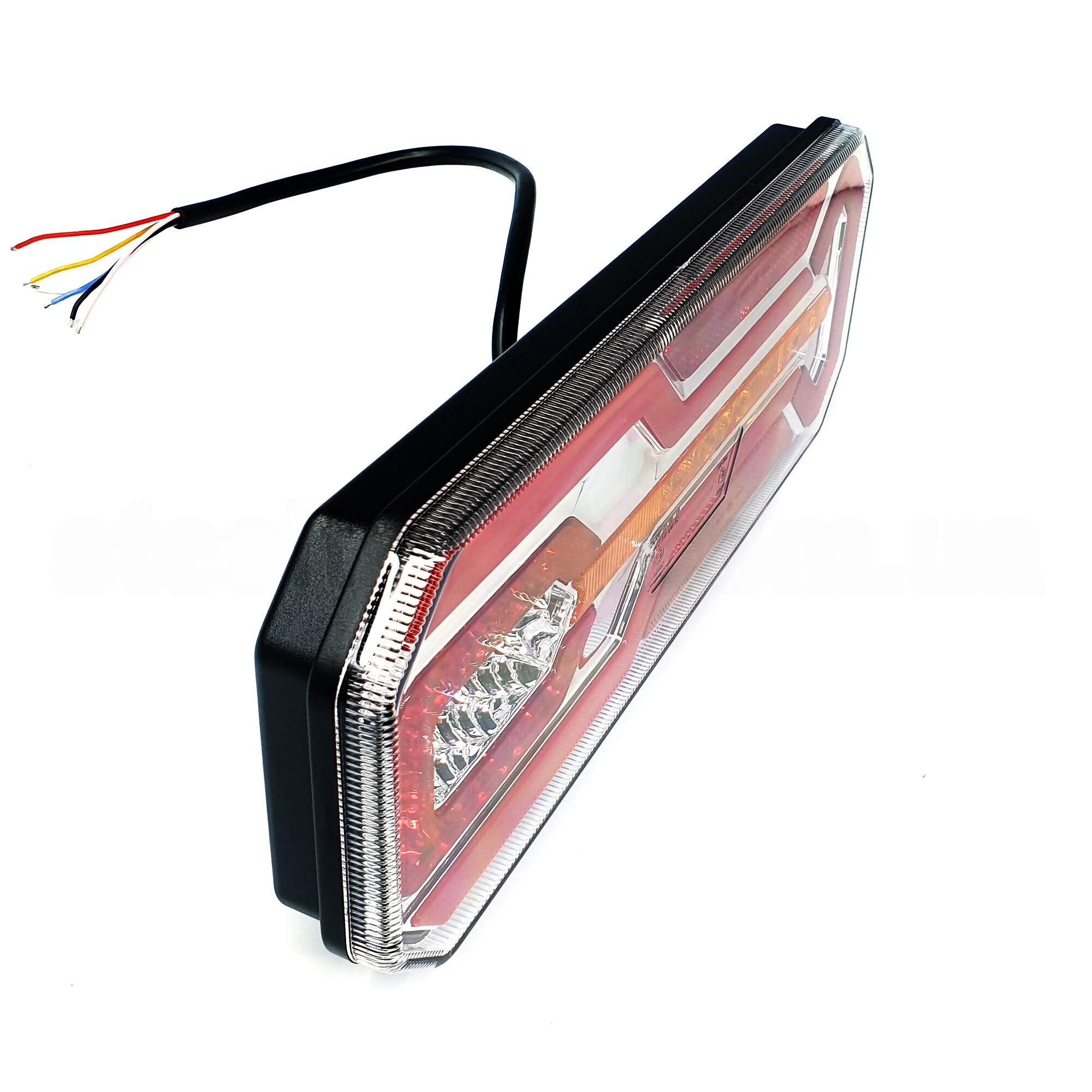 Фонарь задний FERZE 350х131х35 \лев.-прав.\ бег.указ.поворота , каб. Фонарь задний FERZE 350х131х35 \лев.-прав.\ бег.указ.поворота , каб.