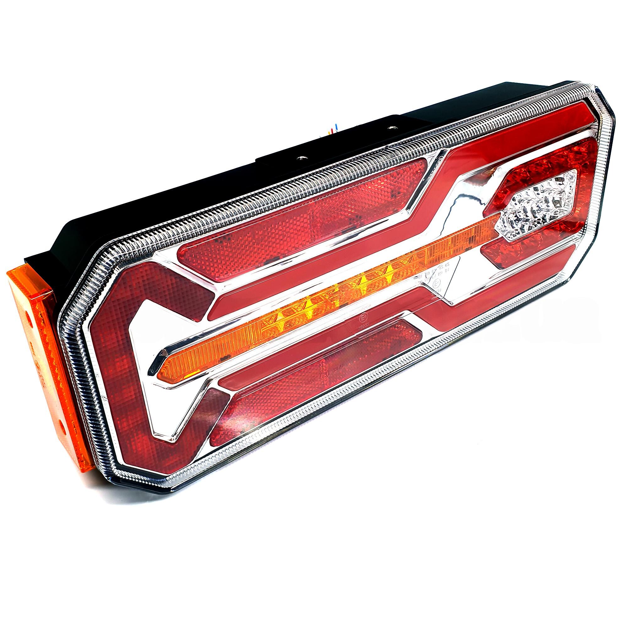 Фонарь задний FERZE 350х131х60 \лев.\ бег.указ.поворота , каб. подсв. ном. Фонарь задний FERZE 350х131х60 \лев.\ бег.указ.поворота , каб. подсв. ном.