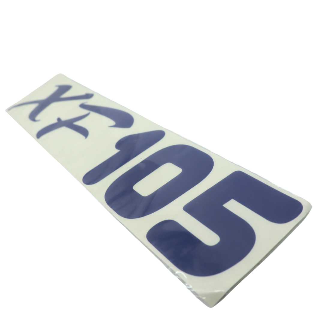 Наклейка DAF 105 на двері зовні 550*120мм\синя Наклейка DAF 105 на двері зовні 550*120мм\синя