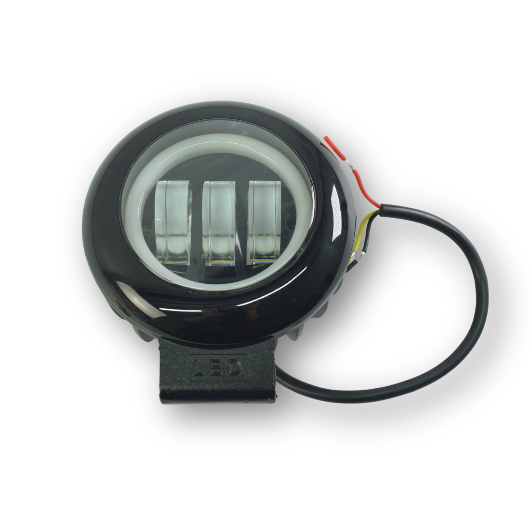 Фара дополнительная LED  (3 диодов 30W) \круглая\