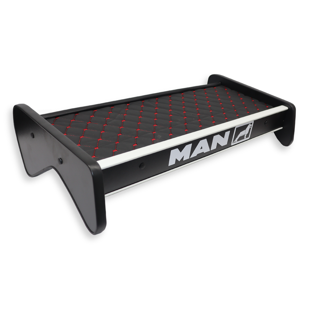 Полка кабины MAN L 2000 черная\ST- Экокожа стёжка\ Полка кабины MAN L 2000 черная\ST- Экокожа стёжка\