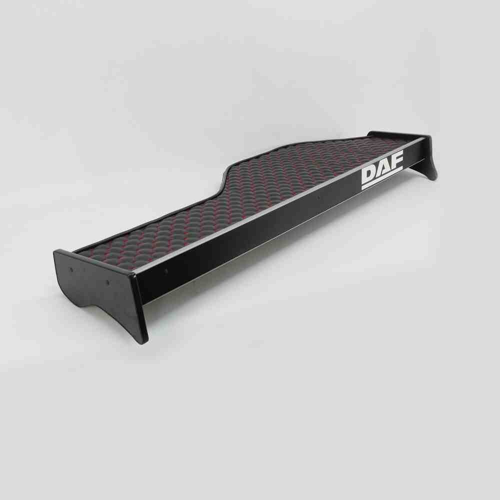 Полка кабины длинная DAF 105 черная\ST- Экокожа стёжка\