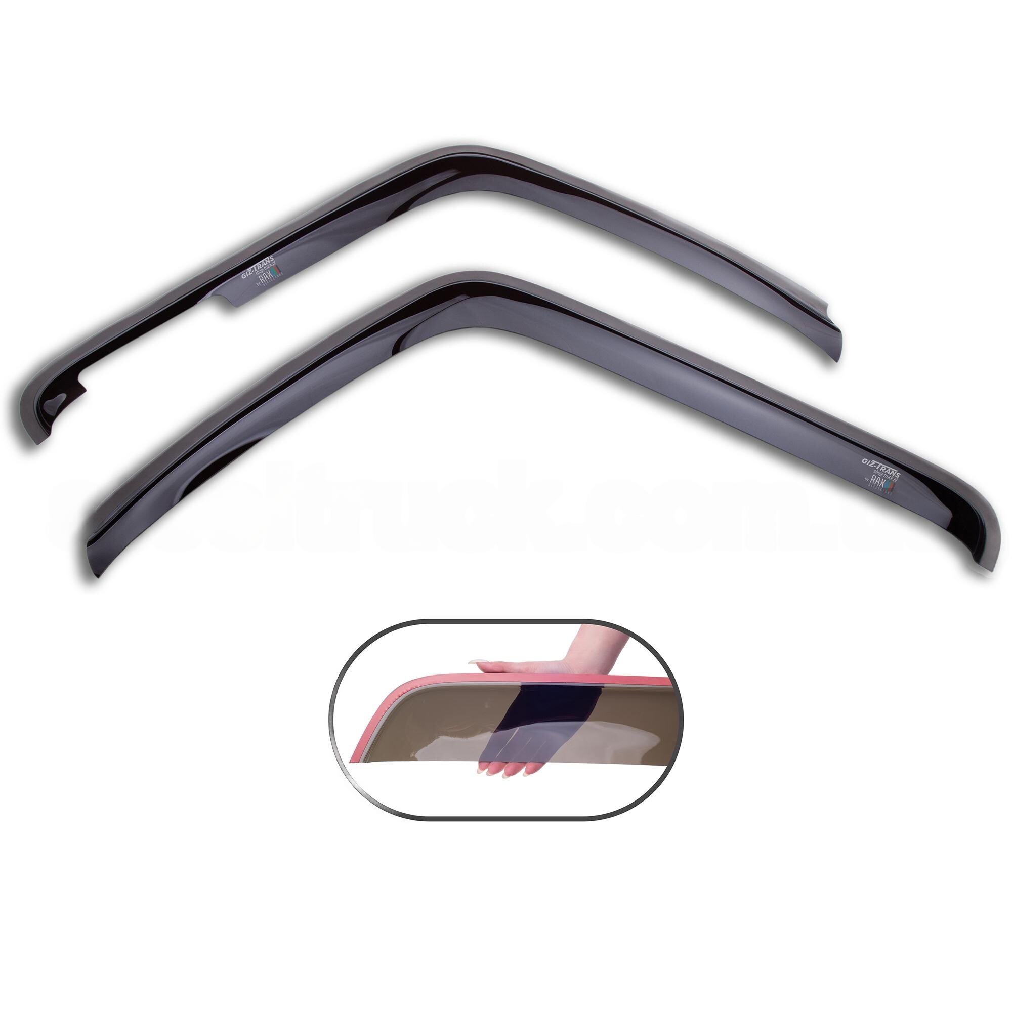 Ветровик MERCEDES ACTROS МР4 \скотч\чёрный\