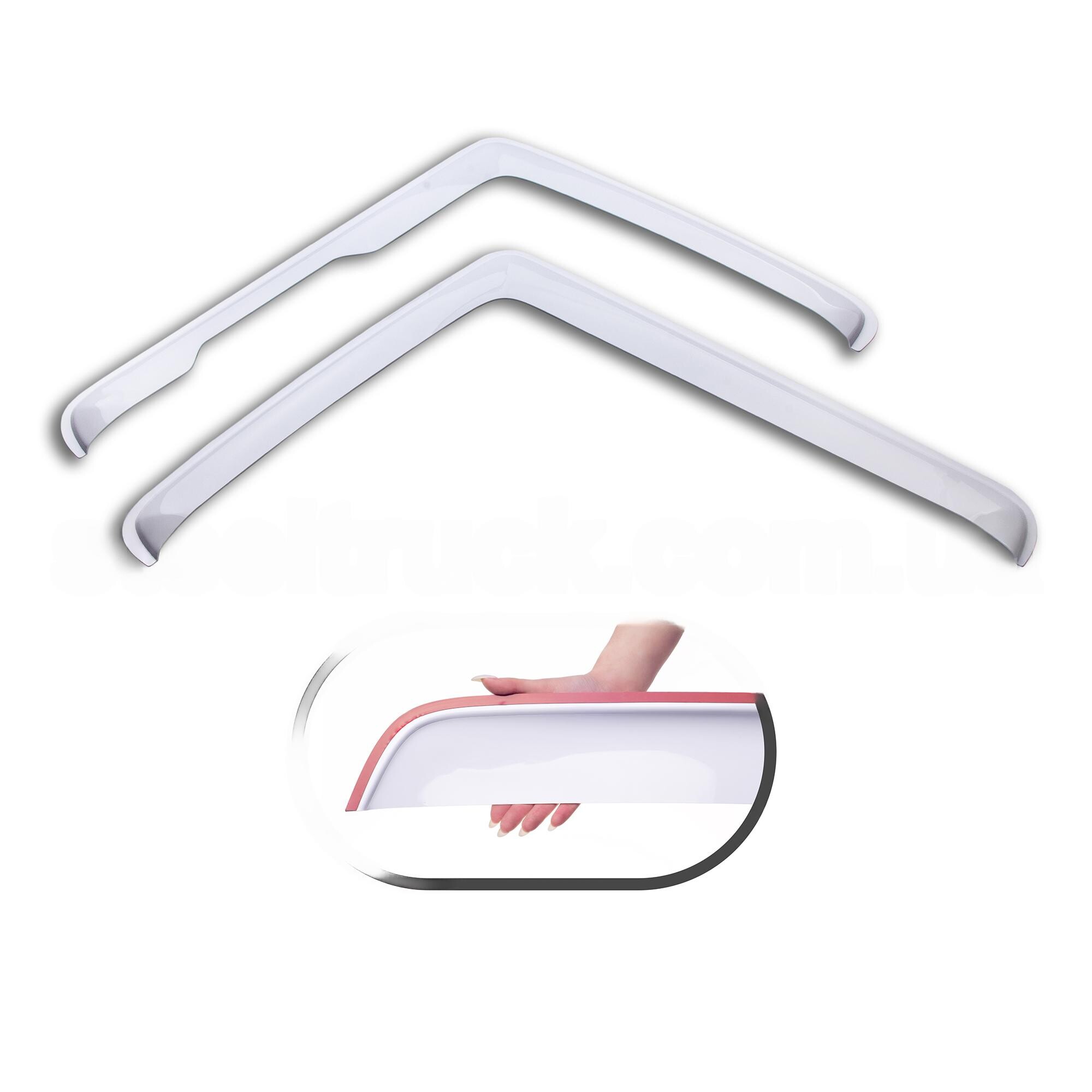 Ветровик MAN TGA \скотч\белый\ Ветровик MAN TGA \скотч\белый\