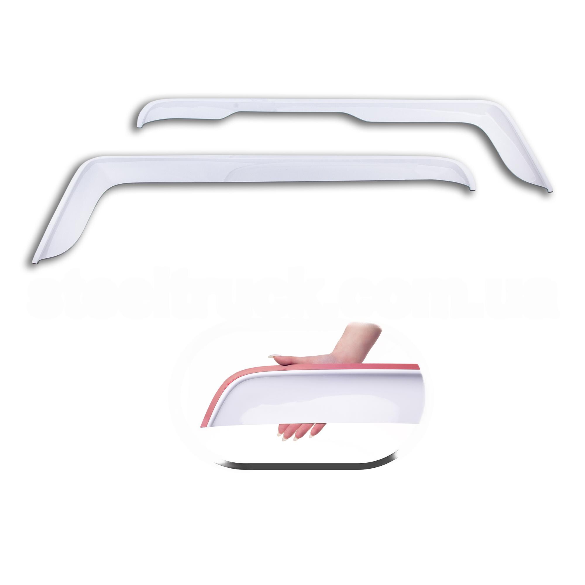 Ветровик MAN TGA "малый угол \скотч\белый\ Ветровик MAN TGA "малый угол \скотч\белый\