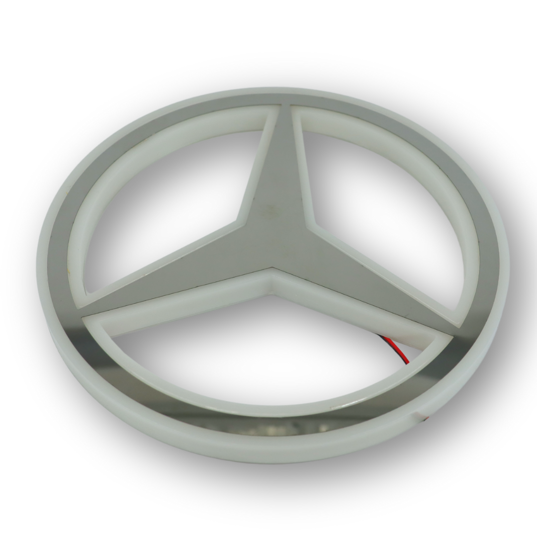 Фонарь декоративный диодный  MERCEDES - белый (Ø-300мм*20мм)