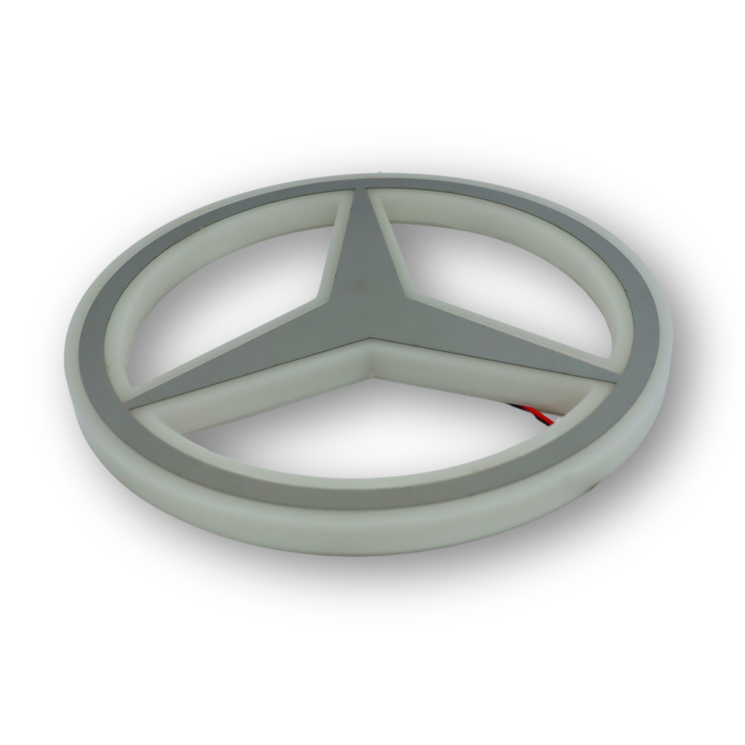 Фонарь декоративный диодный  MERCEDES - белый (Ø-300мм*20мм)