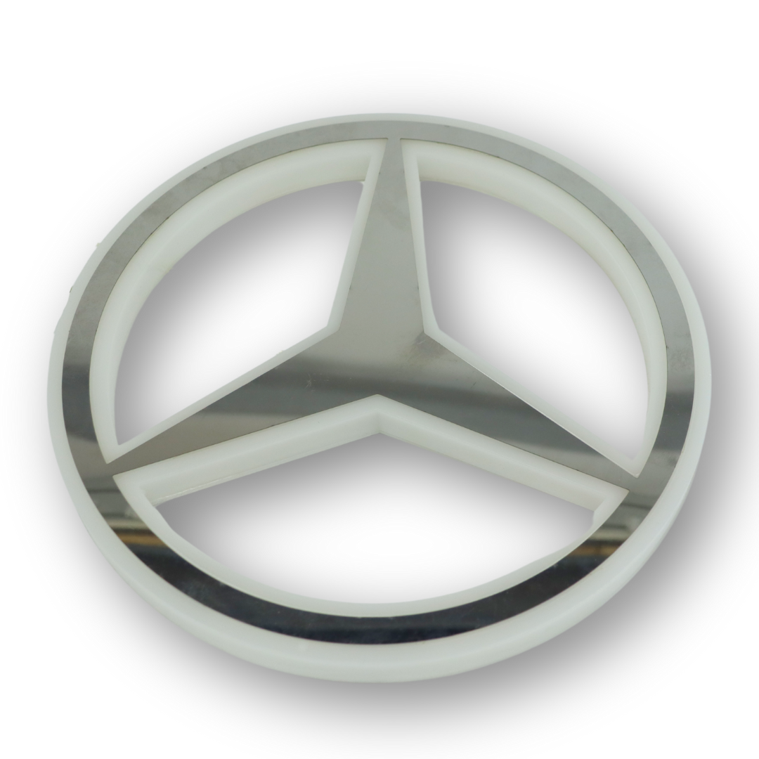 Фонарь декоративный диодный  MERCEDES - синий (Ø-300мм*20мм)