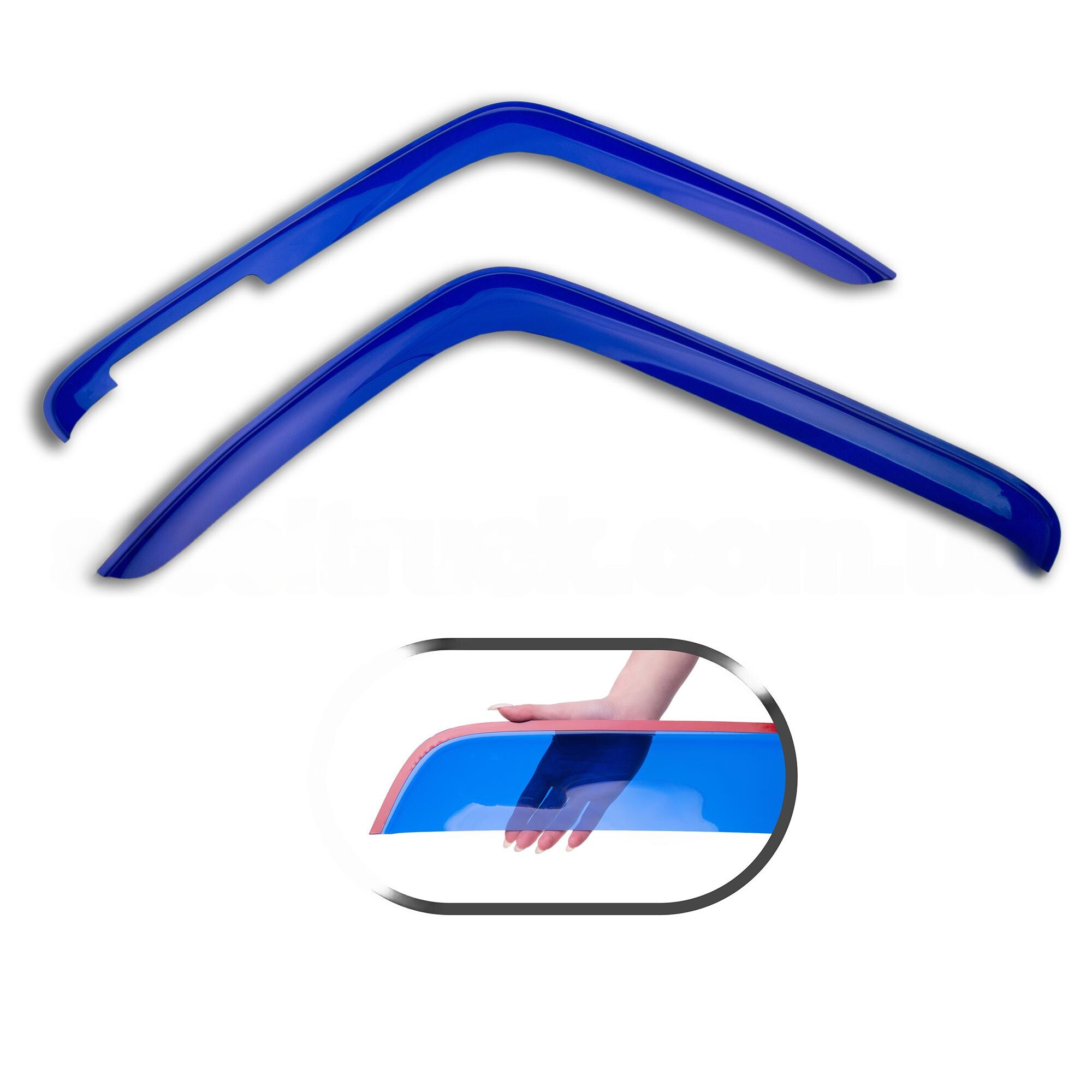 Ветровик MERCEDES ACTROS МР4 \скотч\синий\ Ветровик MERCEDES ACTROS МР4 \скотч\синий\