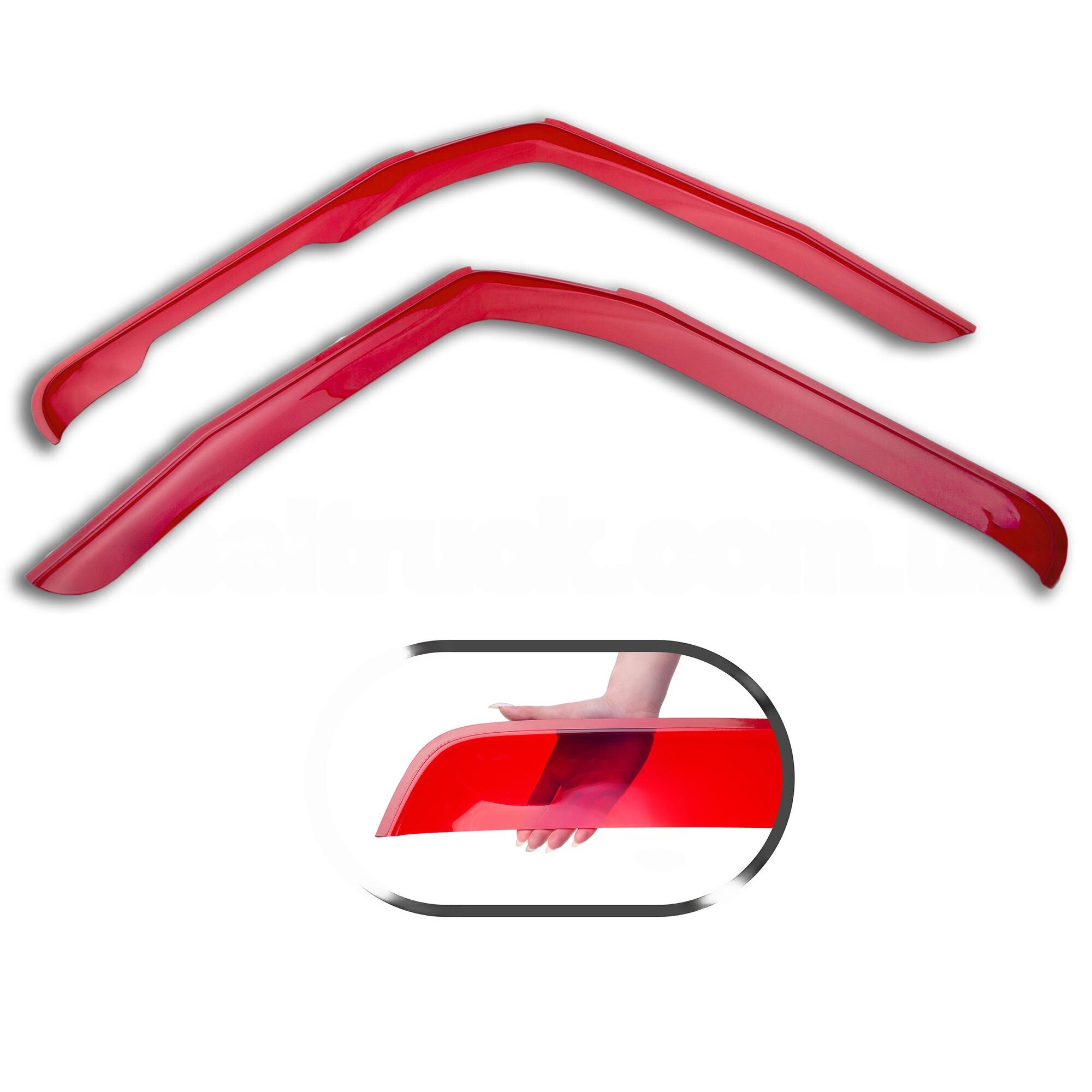 Ветровик VOLVO FH 13 \скотч\красный\