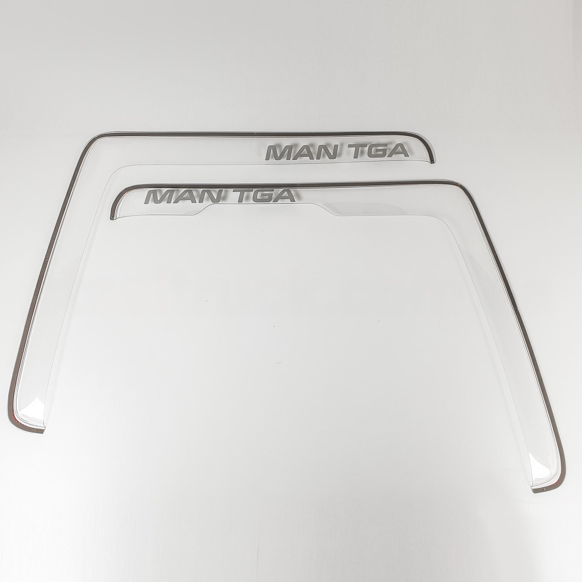 Ветровик MAN TGA \скотч\прозрачный\ Ветровик MAN TGA \скотч\прозрачный\