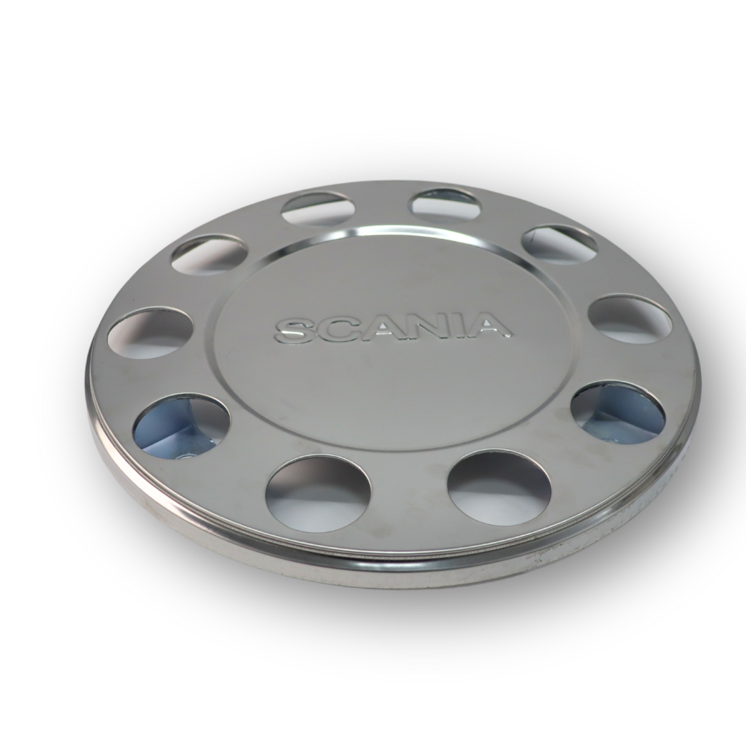 Колпак колеса "корона" 22,5 SCANIA нержавеющая сталь Колпак колеса "корона" 22,5 SCANIA нержавеющая сталь
