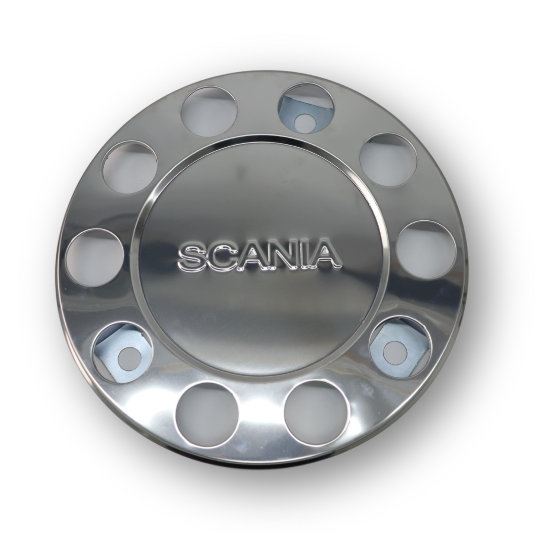 Колпак колеса "корона" 22,5 SCANIA нержавеющая сталь Колпак колеса "корона" 22,5 SCANIA нержавеющая сталь