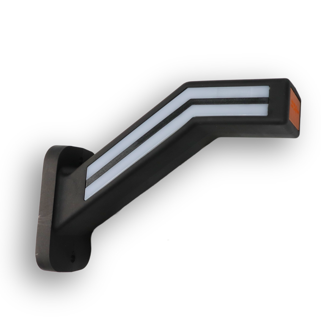 Фонарь габаритный рог 19 см LED 10-30 V бег указ.повор. \правый \FR\ Фонарь габаритный рог 19 см LED 10-30 V бег указ.повор. \правый \FR\