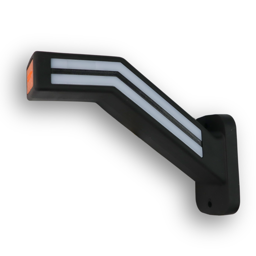 Фонарь габаритный рог 19 см LED 10-30 V бег указ.повор. \правый \FR\ Фонарь габаритный рог 19 см LED 10-30 V бег указ.повор. \правый \FR\