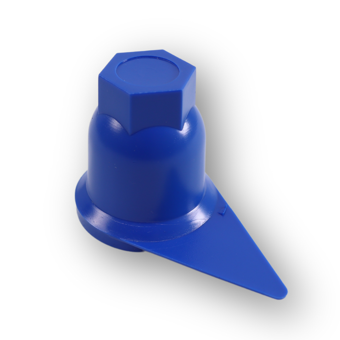 Колпачек на гайку 32 с указателем синий Колпачек на гайку 32 с указателем синий