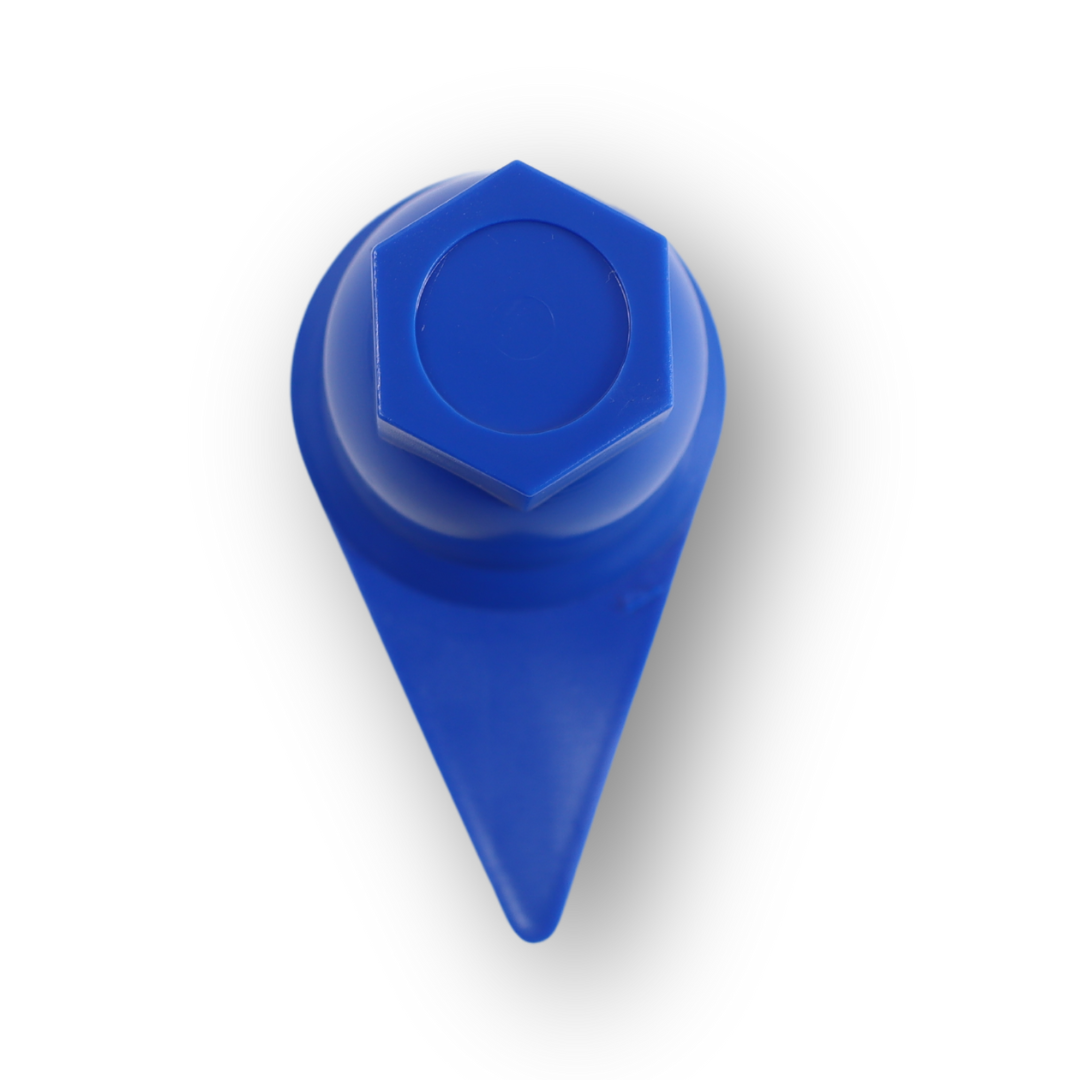 Колпачек на гайку 32 с указателем синий Колпачек на гайку 32 с указателем синий