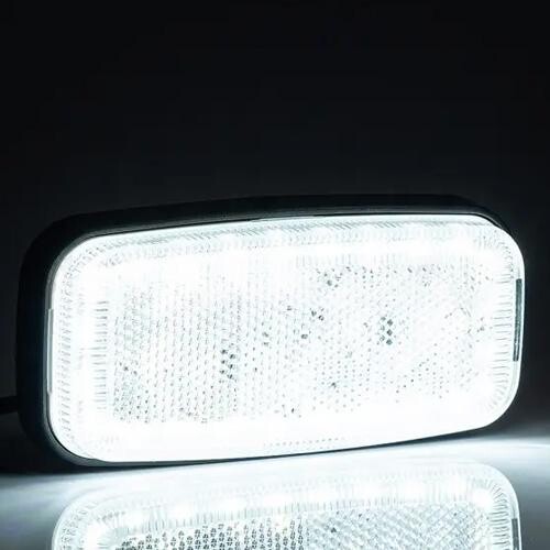 Ліхтар габаритний діодний білий 12-36 V\24 діода\123*56мм Ліхтар габаритний діодний білий 12-36 V\24 діода\123*56мм