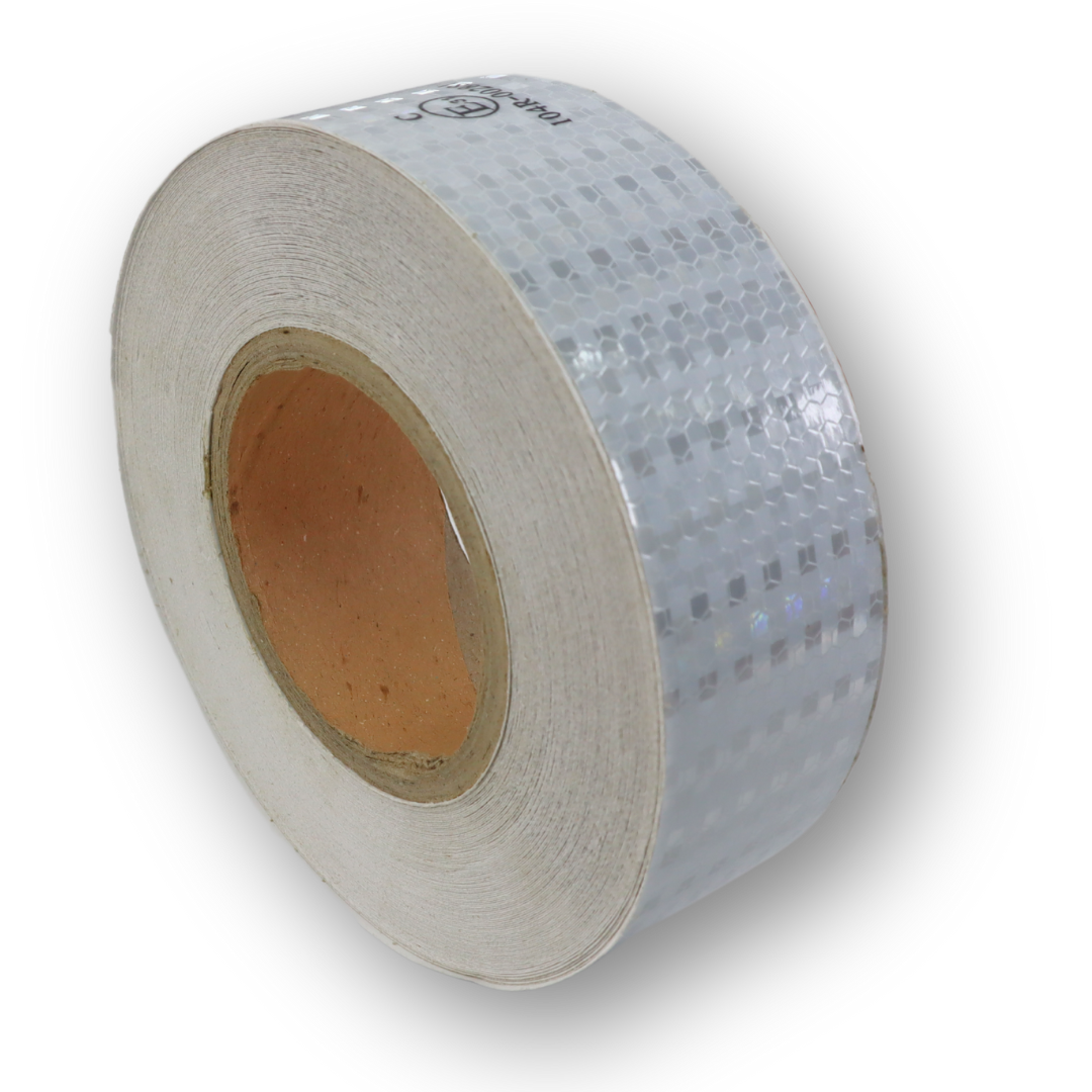 Стрічка світловідбивна на паперовій основі PVCM-W, біла Стрічка світловідбивна на паперовій основі PVCM-W, біла