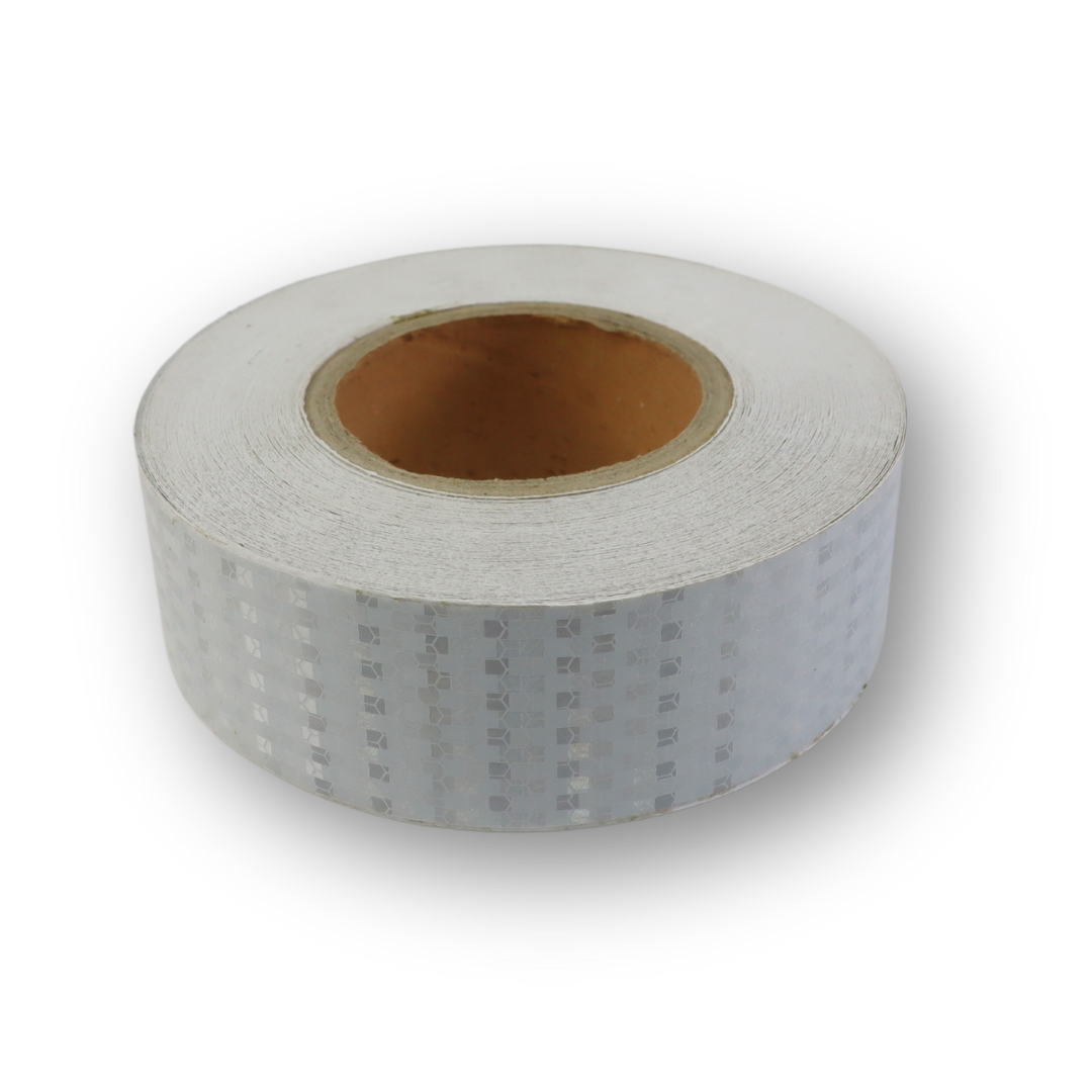 Стрічка світловідбивна на паперовій основі PVCM-W, біла Стрічка світловідбивна на паперовій основі PVCM-W, біла