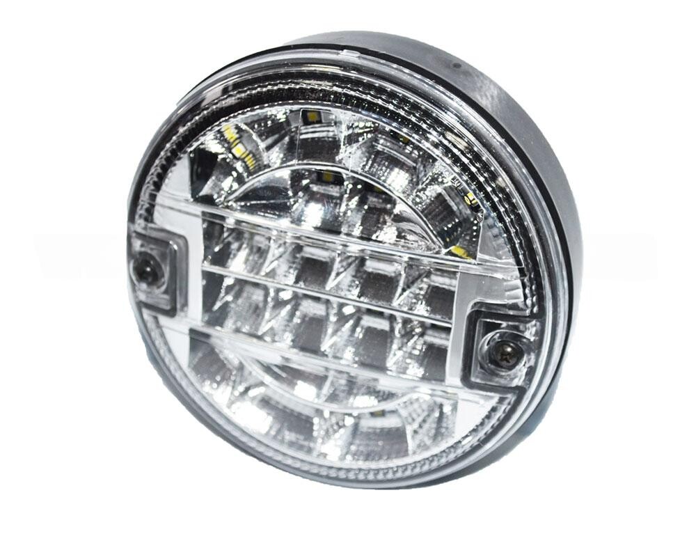 Фонарь задний LED круглый  белый \GERAY\